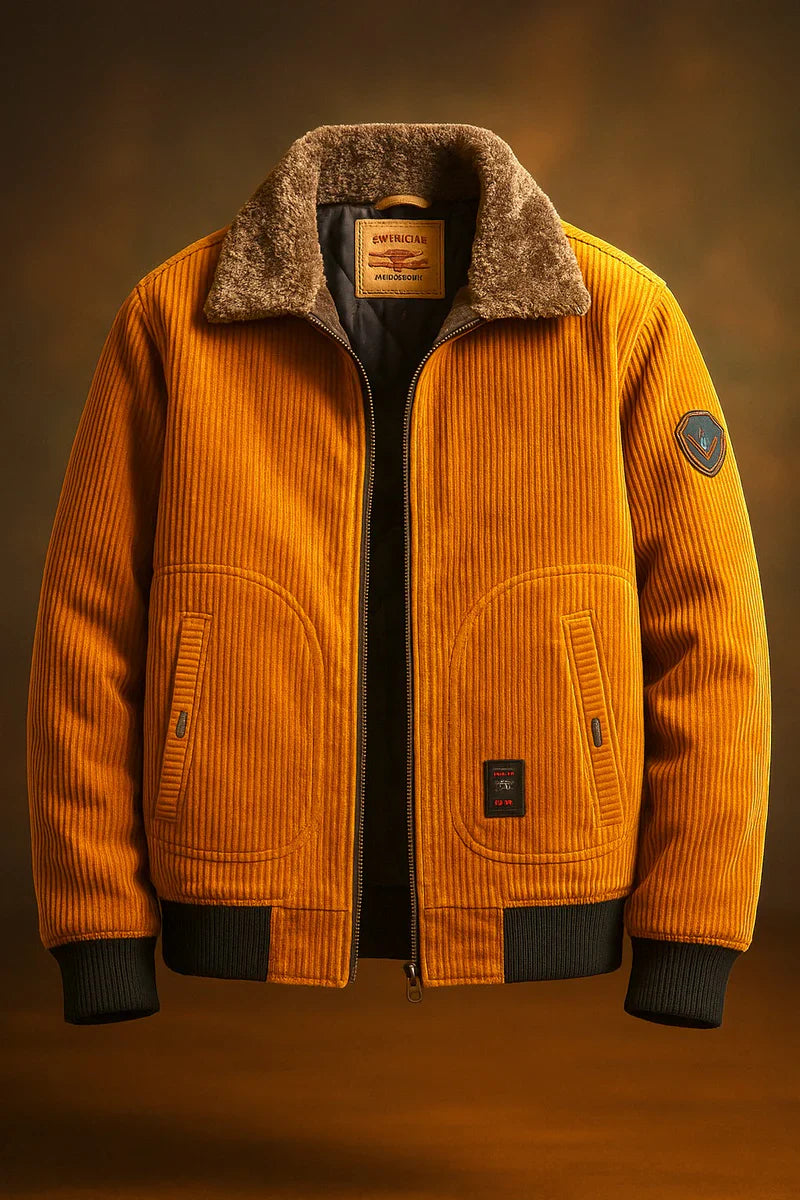 The Norwell Cord Jacket - Understated strength. Modern warmth.