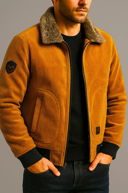 The Norwell Cord Jacket - Understated strength. Modern warmth.