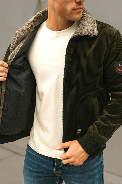 The Norwell Cord Jacket - Understated strength. Modern warmth.