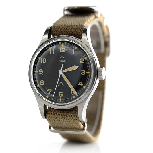 Omega Watch — RAF Inspired Field Watch — 63% OFF Today + Free Shipping